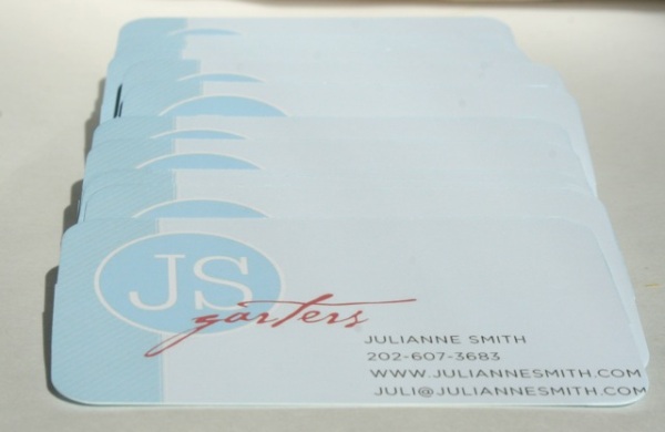 julianne smith business cards - front